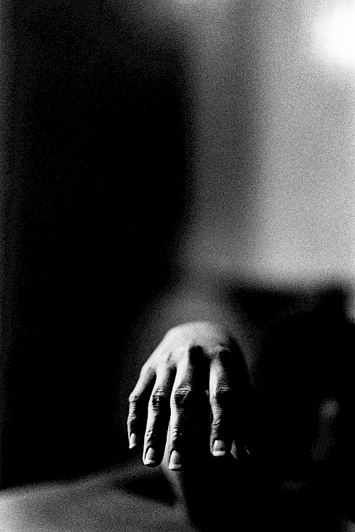 Untitled (Hand and fingers), silver gelatin photograph by Mikael Siirilä