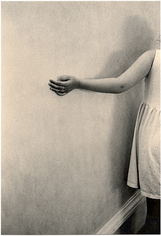 Untitled (hand and shadow), silver gelatin photograph by Mikael Siirilä