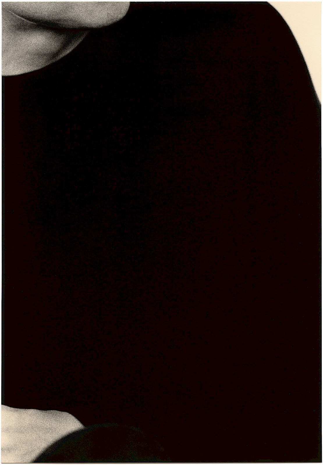 Untitled (black study), silver gelatin photograph by Mikael Siirilä