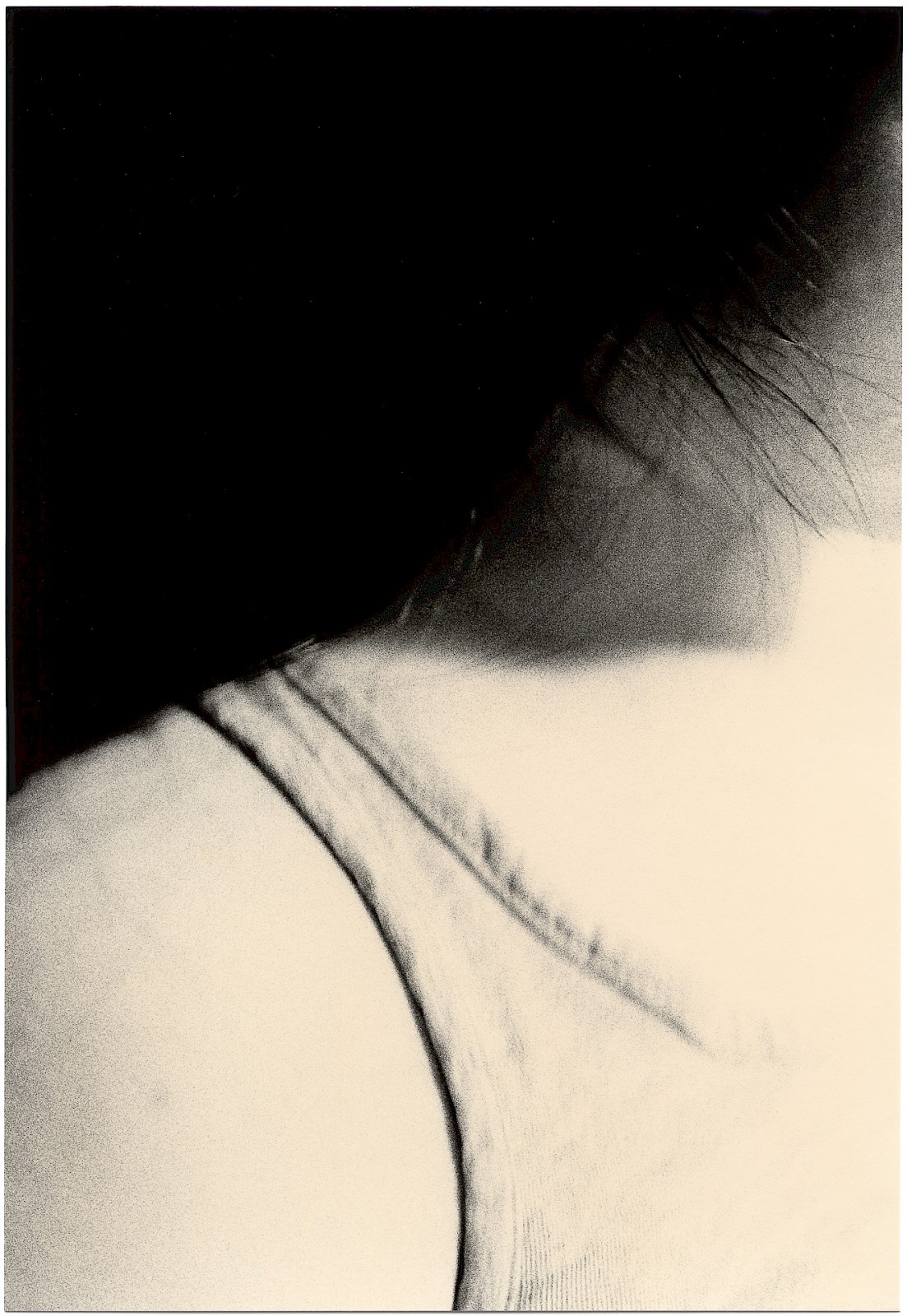 Untitled (strap), silver gelatin photograph by Mikael Siirilä