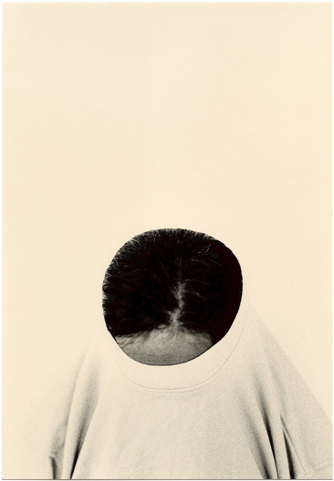 Untitled (shirt), silver gelatin photograph by Mikael Siirilä