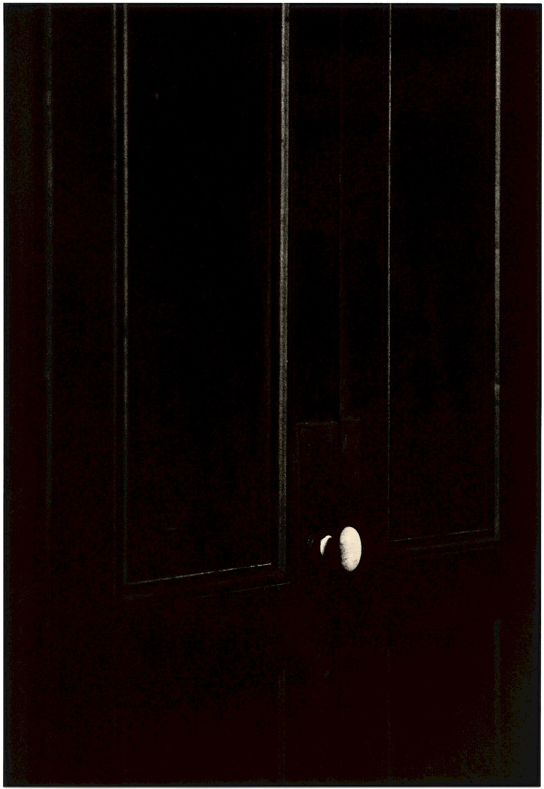 Untitled (knob), silver gelatin photograph by Mikael Siirilä