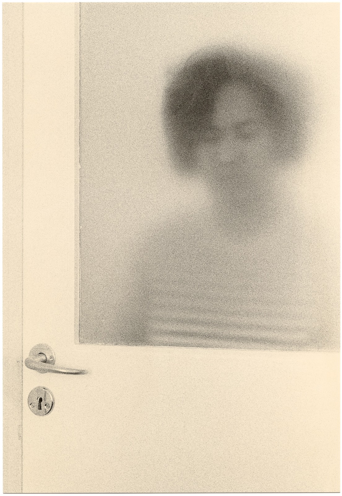 Untitled (door), silver gelatin photograph by Mikael Siirilä