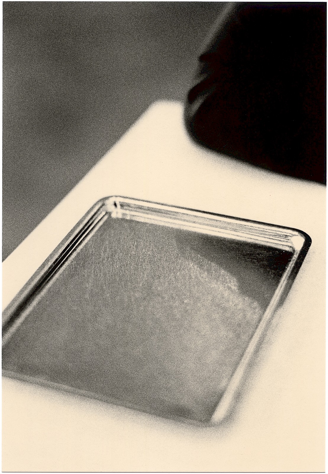 Untitled (tray), silver gelatin photograph by Mikael Siirilä